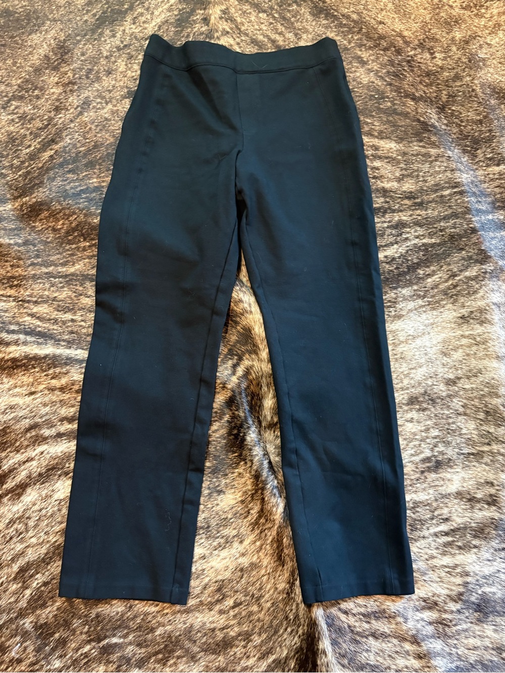 Spanx Classic Black Straight-Leg Pants